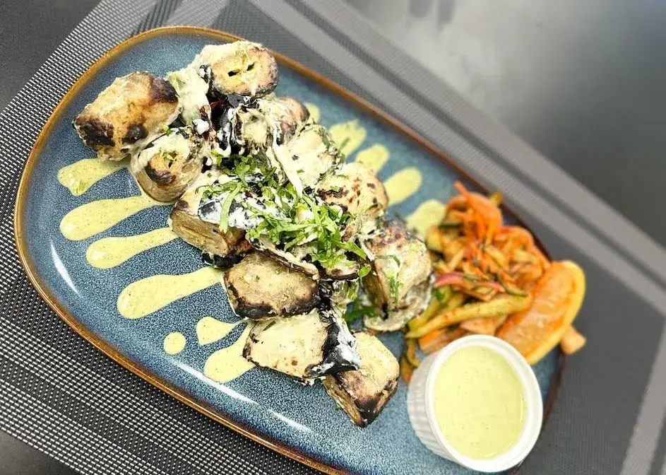 Delicious Malai Soya Chaap at The Samosa Shop in Edmonton, AB